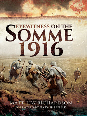 cover image of Eyewitness on the Somme 1916